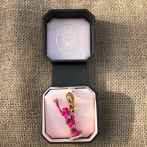 Juicy Couture pink Statue of Liberty charm